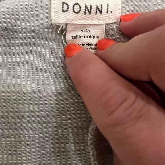 Donni striped cardigan oversized one size fits all excellent condition so soft - Picture 3 of 6